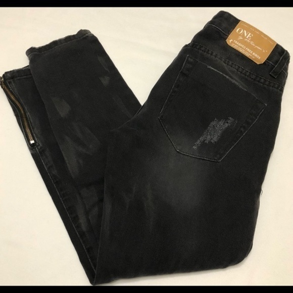 One Teaspoon Trashed Free Birds Jeans - Picture 8 of 11